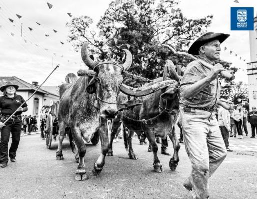 Foto - Chegada da Paçoca emociona Nazaré Paulista com fé, tradição e música no início da Festa do Divino 2025
