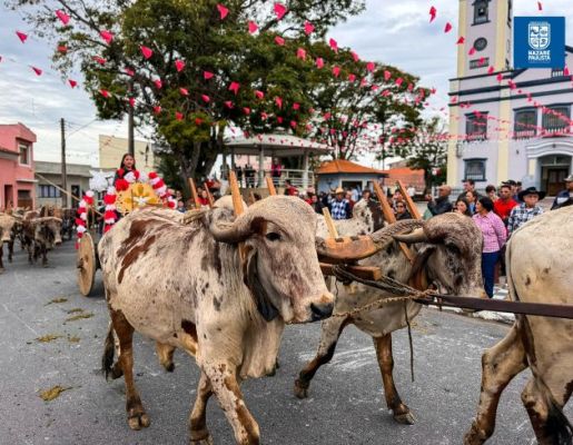 Foto - Chegada da Paçoca emociona Nazaré Paulista com fé, tradição e música no início da Festa do Divino 2025