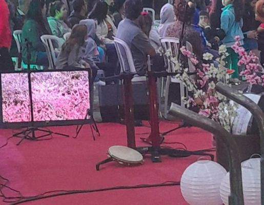 Foto - Nazaré Paulista recebeu programação gratuita do circuito SESC de artes na praça da Igreja Matriz