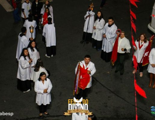 Foto - Prefeito e vice recebem a Benção no Paço Municipal - Festa do Divino 2023