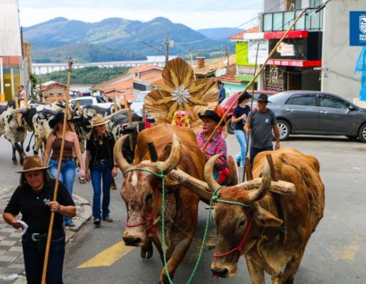 Foto - Chegada da Paçoca emociona Nazaré Paulista com fé, tradição e música no início da Festa do Divino 2025