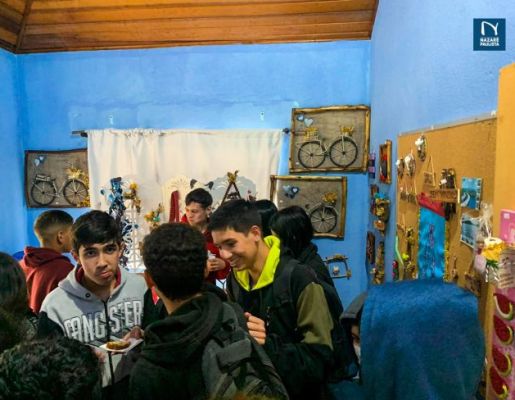 Foto - Turismo: ALUNOS E PROFESSORES DA ESCOLA ESTADUAL FÁBIO HACL PÍNOLA 