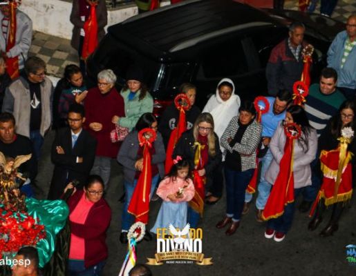 Foto - Prefeito e vice recebem a Benção no Paço Municipal - Festa do Divino 2023