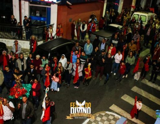 Foto - Prefeito e vice recebem a Benção no Paço Municipal - Festa do Divino 2023