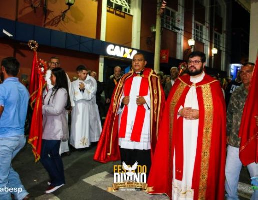 Foto - Prefeito e vice recebem a Benção no Paço Municipal - Festa do Divino 2023