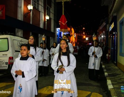 Foto - Prefeito e vice recebem a Benção no Paço Municipal - Festa do Divino 2023