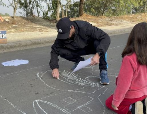 Foto - Paróquia Santa Rita: Nazaré Paulista celebra Corpus Christi com tradicional confecção de tapetes
