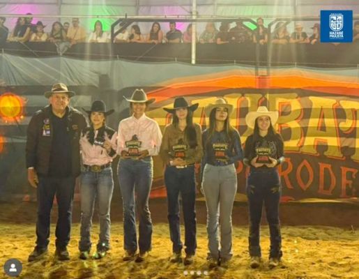 Foto - Nazaré Paulista celebra com orgulho a vice-campeã na prova dos Três Tambores na Taubaté Expo Rodeio 2025