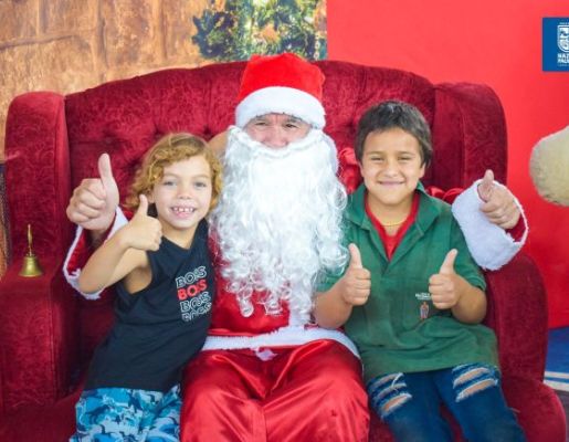 Foto - Inesquecível: chegada do Papai Noel reforça a magia do Natal em Nazaré Paulista