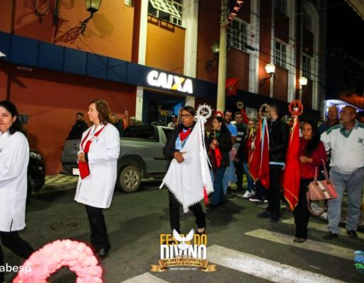 Foto - Prefeito e vice recebem a Benção no Paço Municipal - Festa do Divino 2023