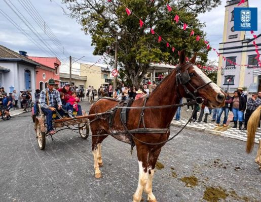 Foto - Chegada da Paçoca emociona Nazaré Paulista com fé, tradição e música no início da Festa do Divino 2025