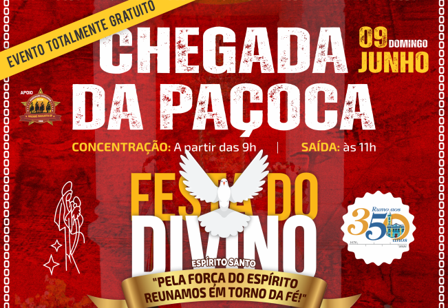 Vem aí, a tradicional Chegada da Paçoca – Nazaré Paulista 2024
