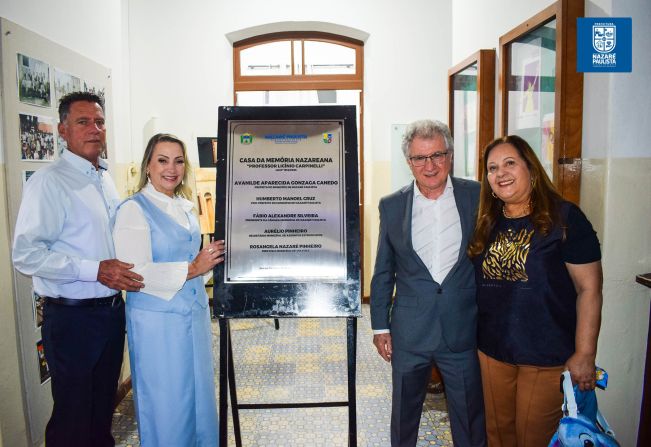 349 anos: Prefeitura realiza Ato Cívico e inauguração da Casa da Memória Nazareana “Professor Licínio Carpinelli”